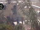 Die Rebellen besetzten angeblich eine Helikopterbasis. (Aus dem Rebellen-Propaganda-Video)