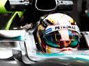 Bei seiner schnellsten Runde war Formel-1-Weltmeister Lewis Hamilton auf den langsameren weichen Reifen unterwegs.