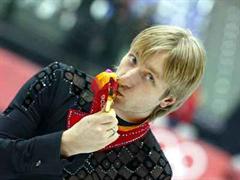 Eiskunstlauf-Olympiasieger Jewgeni Pluschenko fragte bei Putin nach einer Wohnung nach.