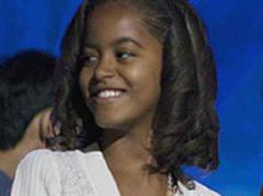 Die 10-jährige Malia Obama.