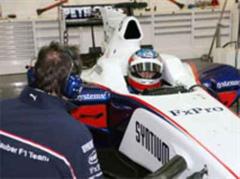 Bertrand Baguette war der letzte Fahrer, der an einem offiziellen Formel-1-Testtag den BMW-Sauber pilotieren durfte.