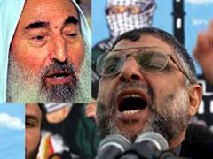 Hamas Führer Rantissin Scheich und Ahmed Jassin wollen alle palästinensischen Häftlinge in Freiheit sehen. (Archiv)