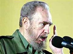 Fidel Castro attakiert den Filmemacher Huismann.