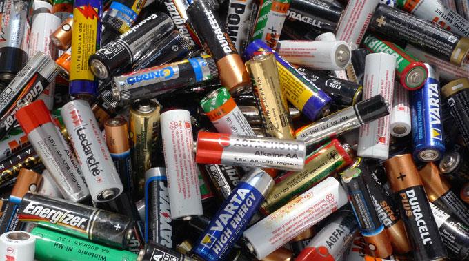 Verbrauchte Batterien werden umweltgerecht entsorgt.